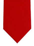 Plain Bright Red Tie - TIE STUDIO